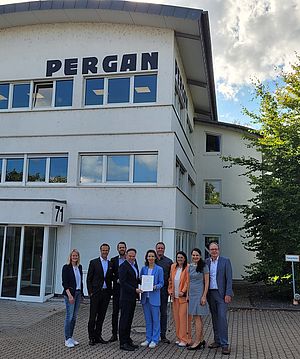 Pergan GmbH als CSR-Unternehmen Münsterland rezertifiziert.